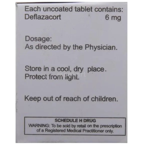 defcort 6mg tablet 10's